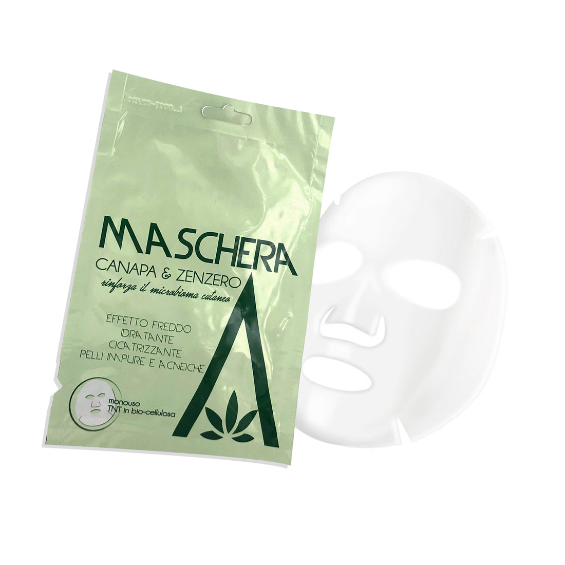 maschera canapa&amp;zenzero